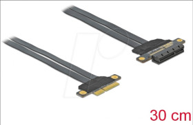 85768 Riser Card, PCIe x4 &gt; x4, 30 cm Cable
