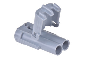 Złącze samochodowe 2-pinowe Delphi -rzędowe Męski 20A Weather-Pack Montaż na kablu Połączenie zagniatane Złącze