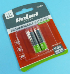 R-03 0,90Ah Ni-MH HR03 REBEL AKUMULATOR