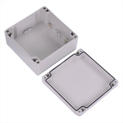 1554NGY Hammond Grey ABS Watertight Enclosure 120 x 120 x 60.5mm