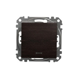 Łącznik schodowy z podświetleniem, wenge, efekt drewna, Sedna Design i Elements SDD181106L