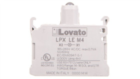 Oprawka Z Led Czerwona 185-265V Ac/Dc Lpxlem4