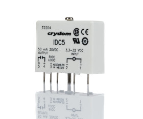 Przekaźnik interfejsowy 110V ac/dc Sensata Crydom 30V dc 34mA Montaż na płytce drukowanej Otwór przezierny