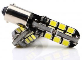 LED 12V BA9S 2,5W BIALA