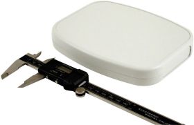 Obudowa uniwersalna Hammond Electronics, ABS, szary, (D x S x W) 170 x 135 x 27 mm, 1 szt.