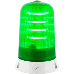 Sygnalizator 12 → 24 V. Migające, obrotowe, stałe Zielony Montaż na podstawie LED