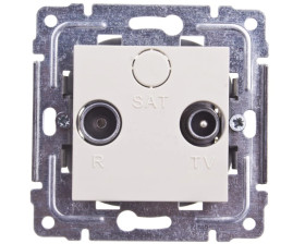 DANTE Gniazdo antenowe RTV końcowe krem 450373