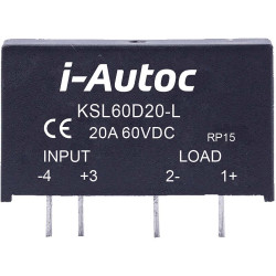 Przekaźnik półprzewodnikowy 6V dc i-Autoc Montaż na płytce drukowanej Układ jednofazowy Styk płytki drukowanej