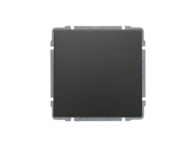 KOS 66 Łącznik pojedynczy z klawiszem bez ramki grafit 666011 KOS