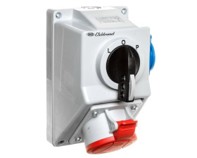 Zestaw instalacyjny z rozłącznikiem L-O-P 1x32A 5P 400V, 1x16A 2P+Z C32-48.1N IP54 974014