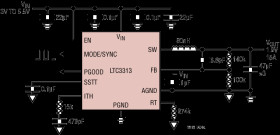 5V, 15A Synchronous Step-Down Silent Switcher in 3mm × 3mm LQFN