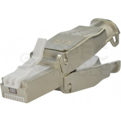 Wtyk beznarzędziowy RJ45 8P8C kat.6A ekranowany FTP STP