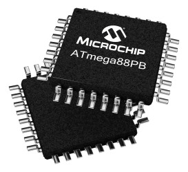 Mikrokontroler Microchip ATMEGA8L-8AU ATMEGA8L TQFP 32-pinowy Powierzchnia AVR 8kB 8 bit 8 MHz, 1 kB RAM Flash, 2.7 V