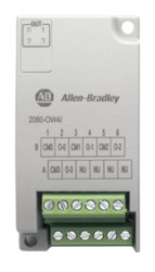 Moduł wyjściowy Allen Bradley Guardmaster Moduł wyjściowy NX Micro820, Micro830, Micro850 2080-OW4I 62 x 31,5 x 25,3 mm