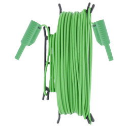 Metrel 20992986 Test Lead 4mm Jack 20m Green 1Piece Banana Plug Ends