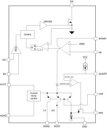 85-VOUT Boost converter with current mirror