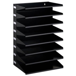 Durable 336101 sorting tray A4 Black 8 compartments durable material