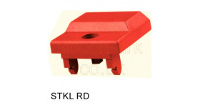 Pushbutton switch cap (STKL RD) - C&amp;K