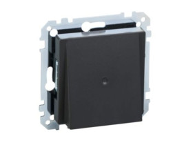 MERTEN SYSTEM M Płytka czołowa z wyjściem kablowym do złącza telefonicznego Vdo 4 antracyt MTN295514 SCHNEIDER ELECTRIC