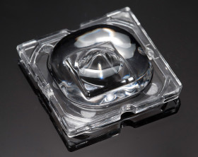 Soczewka LED rozpraszająca 25 x 25 x 6.8mm, kąt widzenia 149 → 154°, do użytku z Cree XM-L, Cree XP-G2, Cree