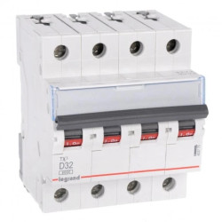 Wyłącznik nadprądowy 4P D 32A 6kA AC S304 TX3 403775