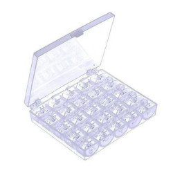 Organizer na szpulki do maszyny - 25 przegródek - szpulki w zestawie