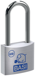 Kłódka Basi 6302-4000 40 mm Zamykana na klucz z zamkiem kluczykowym