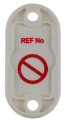 Zawieszka w rozmiarze nano Czerwony na białym Francuski, Kit Contents Pudełko z 20 uchwytami Nanotag i 40 opaskami