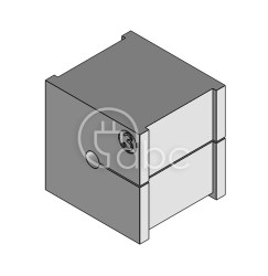 Moduł uszczelniający KT mały, KT 3, z otworem 1x3-4 mm, 41203