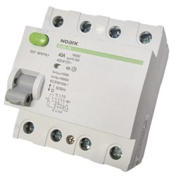 Wyłącznik różnicowoprądowy 4P 40A 30mA typ A 6kA Ex9L-N