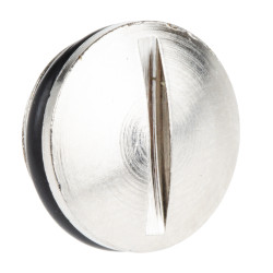 Zaślepka do dławnic kablowych M12 Mosiądz platerowany niklem do Dławik śruby kablowej Lapp Gwintowany