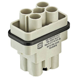 Harting 09 12 006 2666 Pin insert 6 Pins durable single unit package