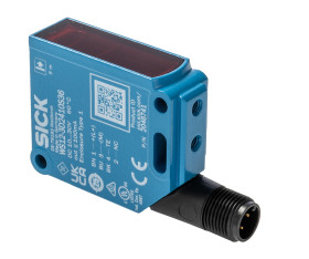 Czujniki fotoelektryczne w obudowie prostokątnej SICK Przełącznik światła/światła ciemnego, PNP zakres 0 → 5 m.