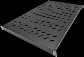 DN-97649 19" shelf, 1U, black