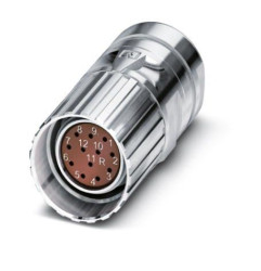 Złącze wielostykowe przemysłowe 12-pinowe M23 Montaż na kablu Gniazdo Phoenix Contact