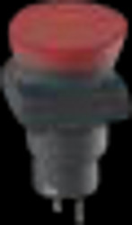 1.15.154.006/0301 Emergency stop (Lumotast 25), collar square, 2 NC, latching