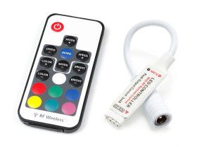 Kontroler sterownik do taśm LED RGB z pilotem RF-RGB-17