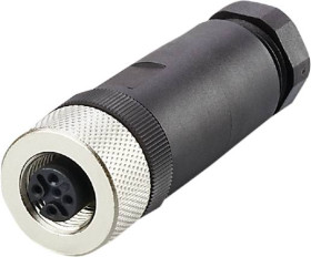 ifm Electronic E11774 Złącze niekonfekcjonowane czujnika/aktuatora złącze żeńskie proste Ilość pinów: 5 1 szt.