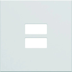Lumina Płytka czołowa do gniazda ładowania USB biały WXD112P