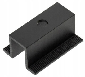 Klamra montażowa PV środkowa 50mm szerokość 19,2mm czarna
