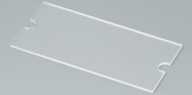 Display panel, acrylic glass, (L x W) 60 x 30 mm, transparent, A9160005