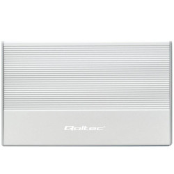 Qoltec Aluminiowa Obudowa Kieszeń na dysk SSD HDD 2.5 SATA USB 3.0 Super speed 5Gb/s 2TB Srebrny