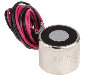 Zwora elektromagnetyczna 24V dc 150N średnica 25mm DC wysokość 20mm