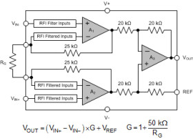 36-V, Zero-Drift, Rail-to-Rail-Out Instrumentation Amplifier