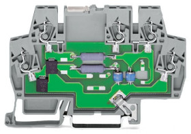 Element tłumiący przepięcia 24 V DC na szynę DIN WAGO Ochrona przeciwprzepięciowa