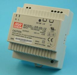 DR-60-12=HDR 12V/4,50A IMP.NA SZYNĘ