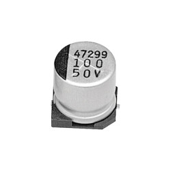 JB Capacitors JCK1H101M080105 100uF 20% 50V 105&#xB0;c SMD Alum Elec T/R