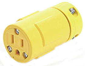 Gniazdo sieciowe Gniazdo Montaż na kablu 2P NEMA 5 - 15R 15A