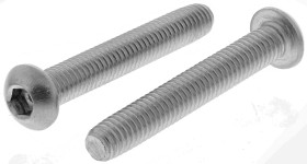 Śruba imbusowa M6 długość 40mm Gniazdo sześciokątne wypukłe Stal nierdzewna RS PRO