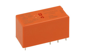 Przekaźnik; elektromagnetyczny miniaturowy; RT424012; 12V; DC; 2 styki przełączne; 8A; 250V AC; 8A; 30V DC; do gniazda; do druku